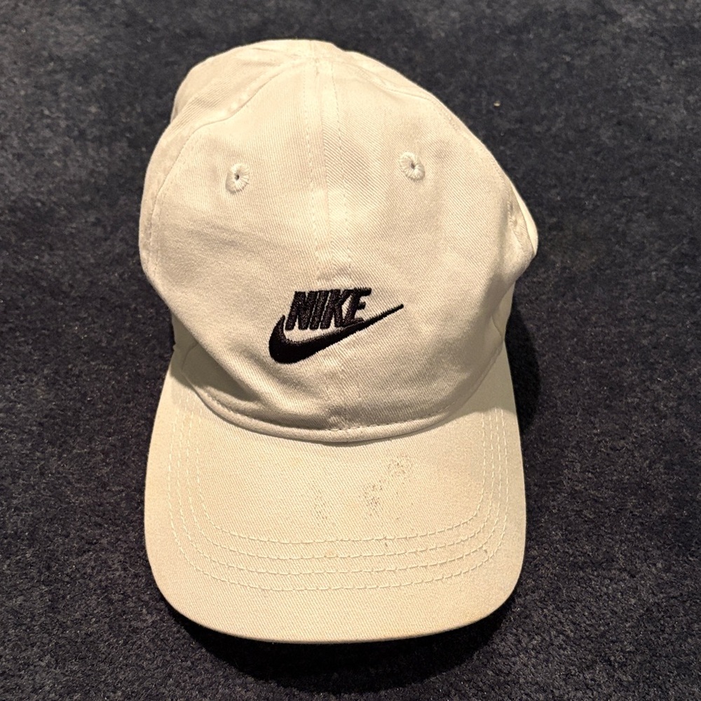 Nike Off-White Cap with Black Swoosh
